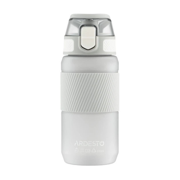 Бутылка для воды Ardesto Spring 600 мл серый (AR2260SG) - изображение 3