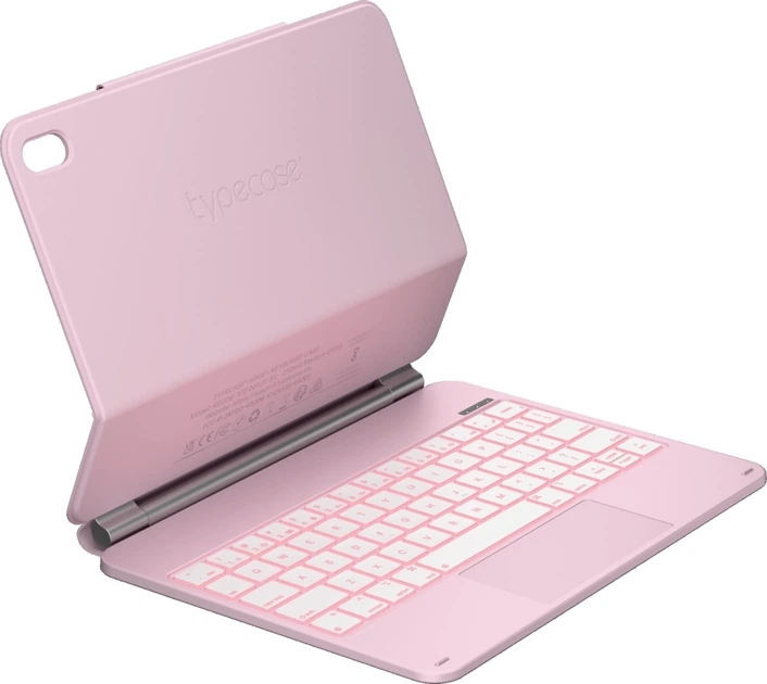 Etui z klawiaturą na tablet Typecase Edge do Apple iPad 11" (A16) 2025/10.9" 2022 Pink (6979284780493) - obraz 3