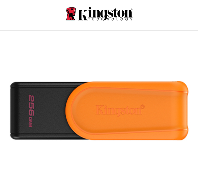 Флеш-накопичувач Kingston USB 3.2 DT Exodia S 256GB Black/Orange + ПОДАРУНОК: Перехідник Type-C - зображення 4