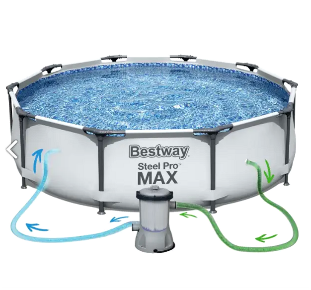 Бассейн каркасный 366x76 см 6503 л для дачи и пляжа BESTWAY HE0425 - Фото 3 Бассейн каркасный 366x76 см 6503 л для дачи и пляжа BESTWAY HE0425 - изображение 3