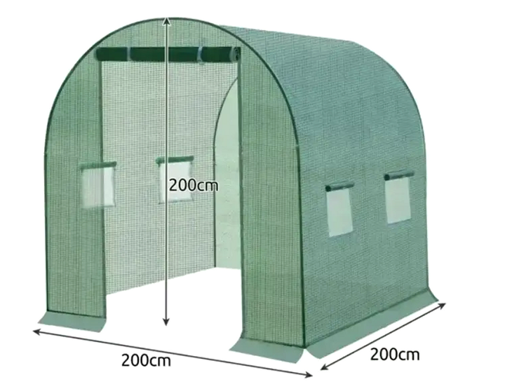 Пленка накрытия 140 г/м² для теплицы 2 х 2 м 4 м² зеленая GARDLOV МС0244 - изображение 4