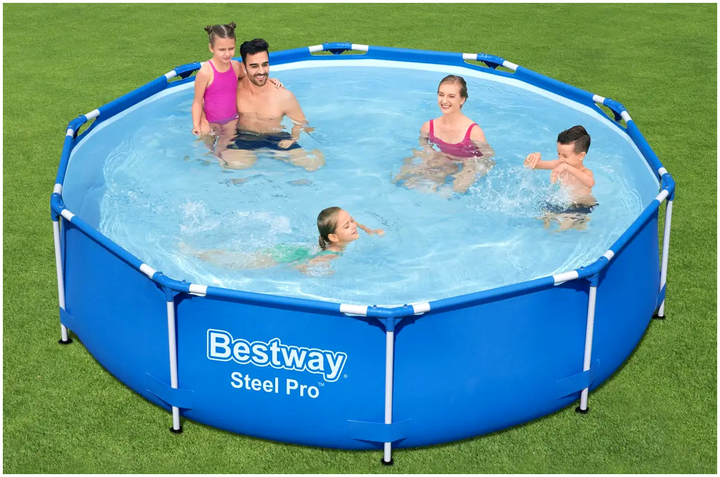 Бассейн каркасный 305х76 см DuraPlus для дачи 4678 л Bestway HE0424 - изображение 2