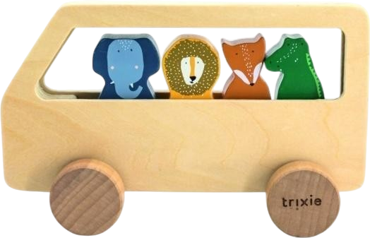 Autobus drewniany Trixie Baby (5400858362728) - Zdjęcie 1 Autobus drewniany Trixie Baby (5400858362728) - obraz 1