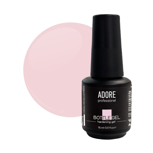 Гель моделирующий Adore Professional Bottle Gel Milky Pink 15 мл - Фото 1 Гель моделирующий Adore Professional Bottle Gel Milky Pink 15 мл - изображение 1