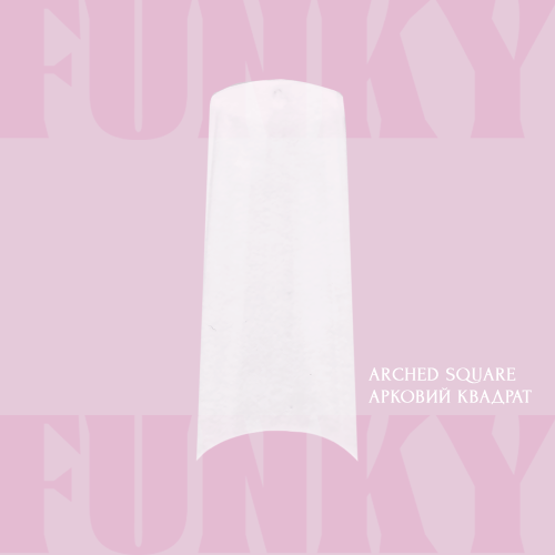 Типсы гелевые Adore Professional Funky Gel Tips Arched Square Extra Long - изображение 2