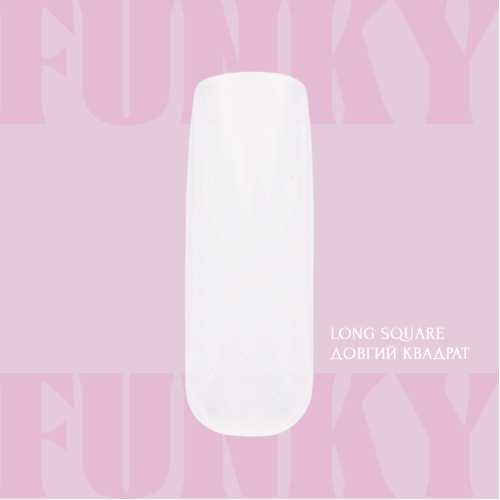 Типсы гелевые Adore Professional Funky Gel Tips Square Long - изображение 2