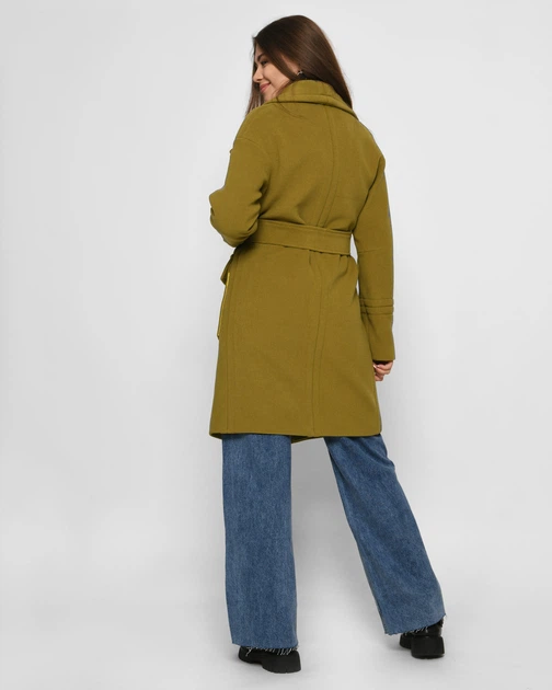 Пальто жіноче укорочене X-Woyz PL-8668-1 58328 M хакі - Фото 4 Пальто жіноче укорочене X-Woyz PL-8668-1 58328 M хакі - зображення 4