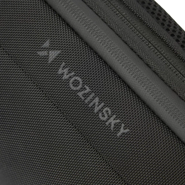Рюкзак Wozinsky Premium на одно плечо антивор с органайзером и USB Black (5907769372186) - изображение 6