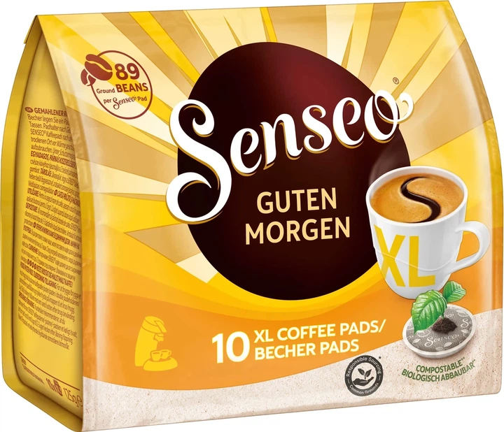 Кава в чалдах Senseo Guten Morgen XL 10 порцій Philips Senseo 62 мм - зображення 3
