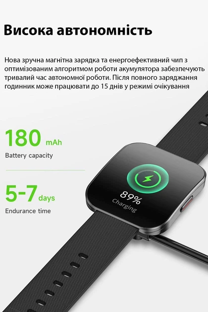 Смарт годинник VALDUS VS61PRO, чорний - зображення 3