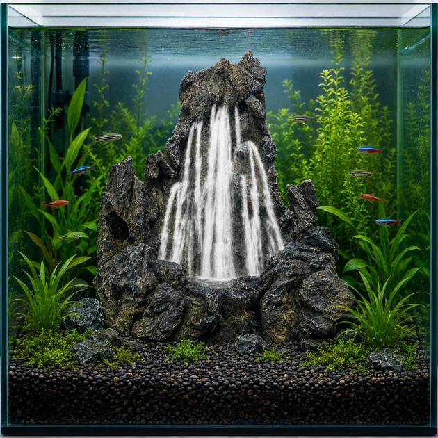 Декорация Hobby Sandfall 25,5×20×26,5 см – подводный песчаный водопад для аквариума (41796) - изображение 3