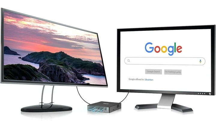Мини ПК UXX X20 / Intel Celeron N3350 / RAM 6GB / eMMC 64GB / HDMI / LAN / Wi-Fi 5 / Bluetooth 4.2 / Windows 11 / Синий (102125898) - Уценка - изображение 4