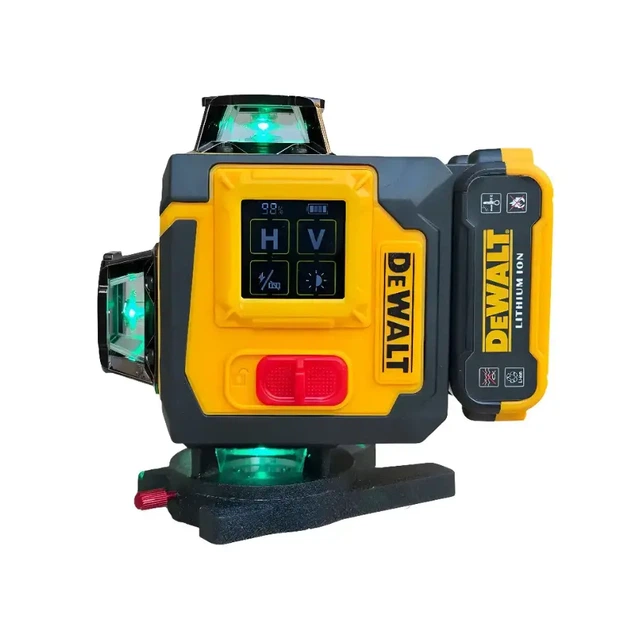 Лазерный уровень DeWalt DCLE34031N 4D 16 линий 360° со штативом профессиональный самовыравнивающийся аккумуляторный нивелир 3.7V/5Ah для строительных и отделочных работ - изображение 3