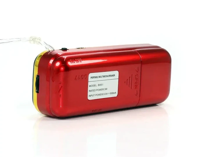 Цифровой радиоприемник BKK USB/MP3 B851, ФМ радио на аккумуляторе, FM карманное радио цифровое - изображение 3