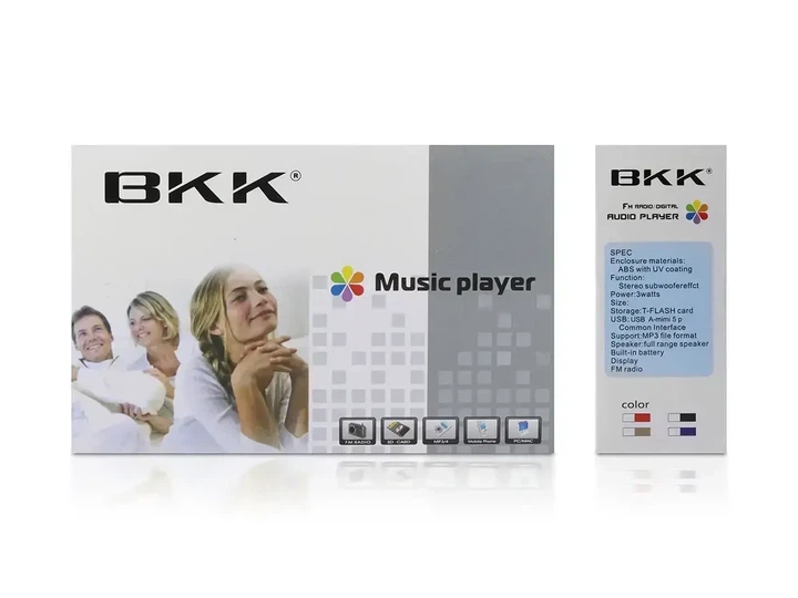 Цифровой радиоприемник BKK USB/MP3 B851SS, ФМ радио на аккумуляторе, FM карманное радио цифровое - изображение 7