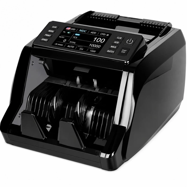 Счетчик денег Native NV-2110 New Version — мультивалютный аппарат для подсчета банкнот с фасовкой, суммированием и авто определением - Фото 3 Счетчик денег Native NV-2110 New Version — мультивалютный аппарат для подсчета банкнот с фасовкой, суммированием и авто определением - изображение 3