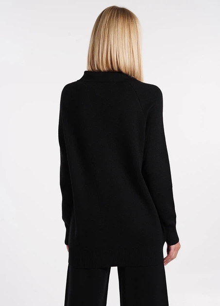 Жіночий трикотажний джемпер із вовни Giulia FREYJA 4422/230 S/M Black-black - зображення 8
