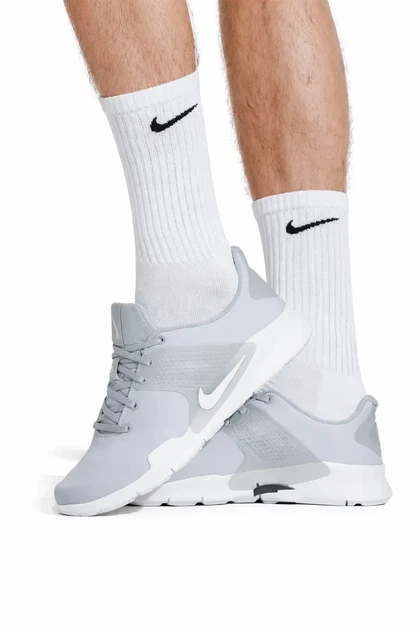 Носки NIKE высокие белые 41-44 набор 30 пар унисекс спортивные хлопковые демисезонные - изображение 7