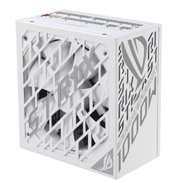 Блок живлення Asus ROG Strix 1000W 80 Plus Platinum White Edition ATX White (90YE00W4-B0NA00) - зображення 3