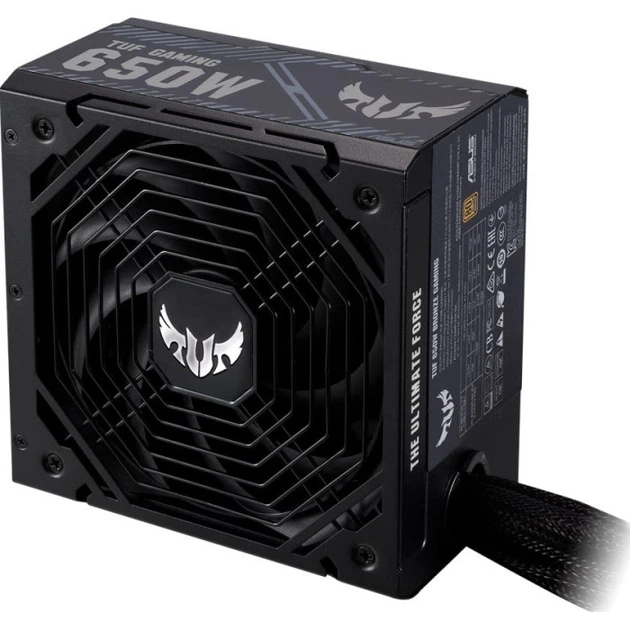 Блок живлення Asus TUF-650B-GAMING 650W 80 Plus Bronze ATX Black (90YE00D1-B0NA00) - зображення 3