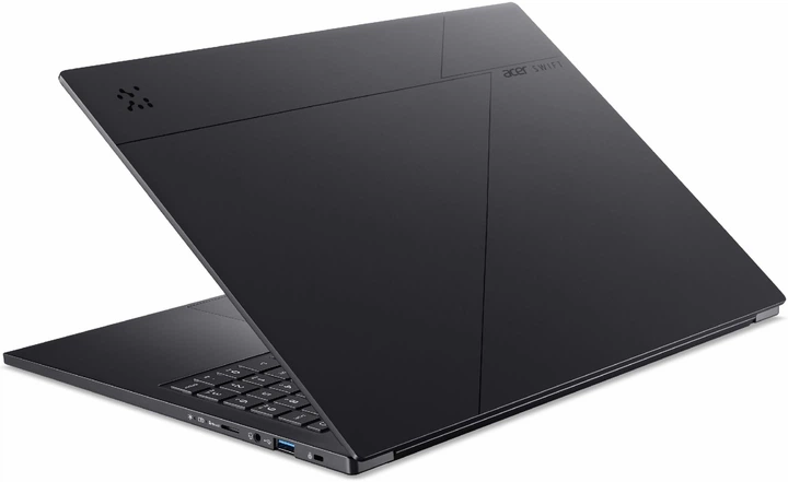 Ноутбук ACER Swift Go 16 AI (NX.JNMEP.001), Intel Core Ultra 7-256V / 16″ / OLED / 120 Гц / RAM 16 ГБ LPDDR5X / SSD 1 ТБ / Intel Arc 140V / Windows 11 Home / Чорний - зображення 6