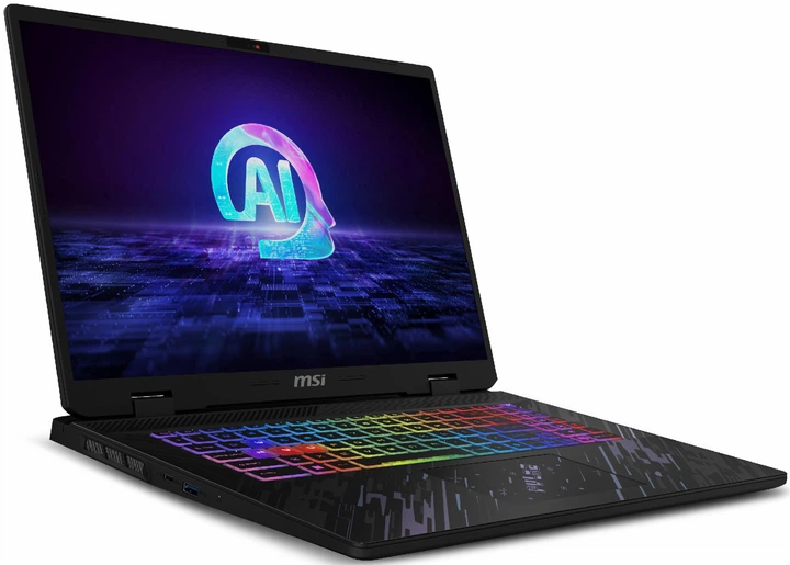 Ноутбук MSI Pulse 17 AI (C1VGKG-079PL-G2A), Intel Core Ultra 7 155H / 17" / 240 Гц / RAM 16 ГБ DDR5 / SSD 1 ТБ / Intel Arc Graphics + RTX 4070 / Windows 11 Home / Чорний - Фото 2 Ноутбук MSI Pulse 17 AI (C1VGKG-079PL-G2A), Intel Core Ultra 7 155H / 17" / 240 Гц / RAM 16 ГБ DDR5 / SSD 1 ТБ / Intel Arc Graphics + RTX 4070 / Windows 11 Home / Чорний - изображение 2