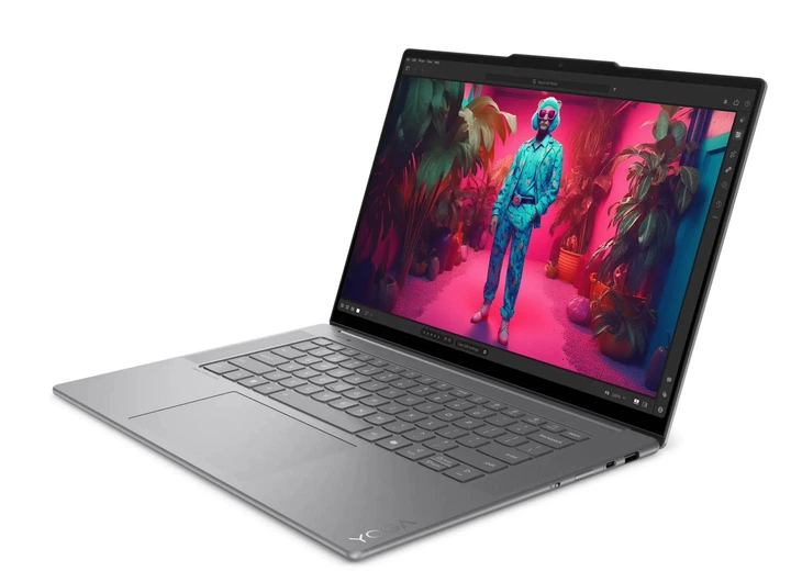 Ноутбук Lenovo Yoga Slim 7 Aura Edition (83HM002TPB), Intel Core Ultra 7 256V / 15.3" / 120 Гц / Touch / RAM 16 ГБ LPDDR5X / SSD 1 ТБ / Intel Arc Graphics 140V / Windows 11 Home / Сірий - Фото 4 Ноутбук Lenovo Yoga Slim 7 Aura Edition (83HM002TPB), Intel Core Ultra 7 256V / 15.3" / 120 Гц / Touch / RAM 16 ГБ LPDDR5X / SSD 1 ТБ / Intel Arc Graphics 140V / Windows 11 Home / Сірий - изображение 4