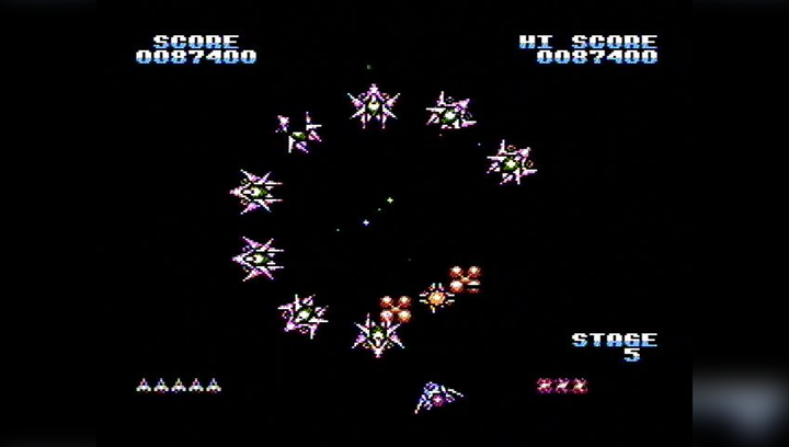 Збірник Ігор RMC Famicom Dendy 7 in 1 Mighty Final Fight, TMNT 4, Ninja Cat, Adventure Island, Gyruss, Flipull, Quarth M-026 90х TV Game Англійська Версія Тільки Картридж Б/У - зображення 6