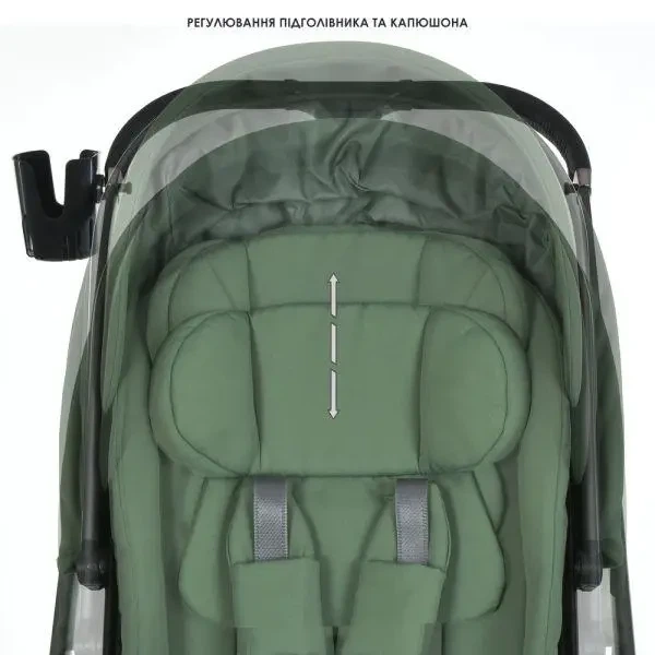 Коляска универсальная 2в1 El Camino ELLE ME 1221 Green - изображение 2