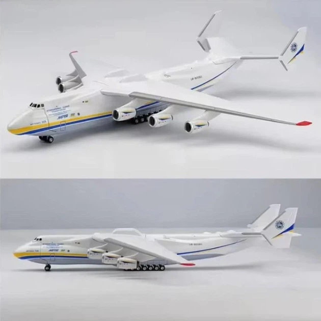 Коллекционная металлическая модель самолета Антонов Ан-225 "Мрия" 1:280, рампа відкривається Antonov Cargo Transporter 30 см - изображение 2