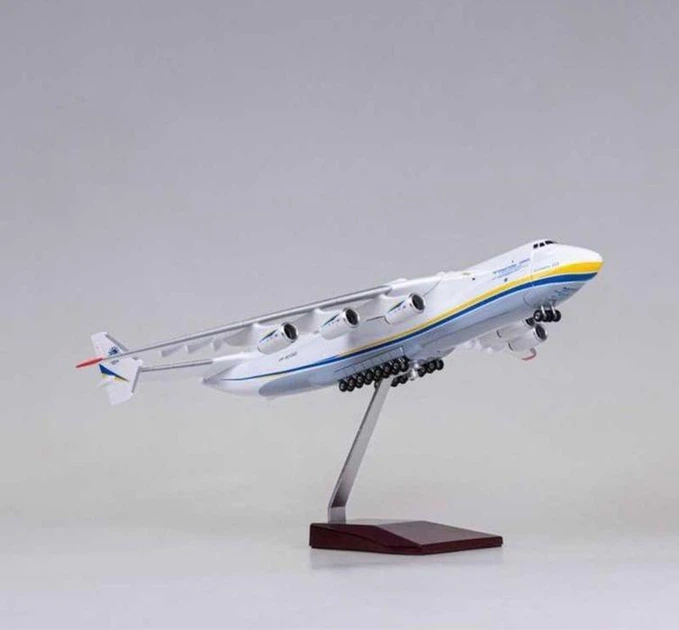 Коллекционная металлическая модель самолета Антонов Ан-225 "Мрия" 1:280, рампа відкривається Antonov Cargo Transporter 30 см - изображение 4