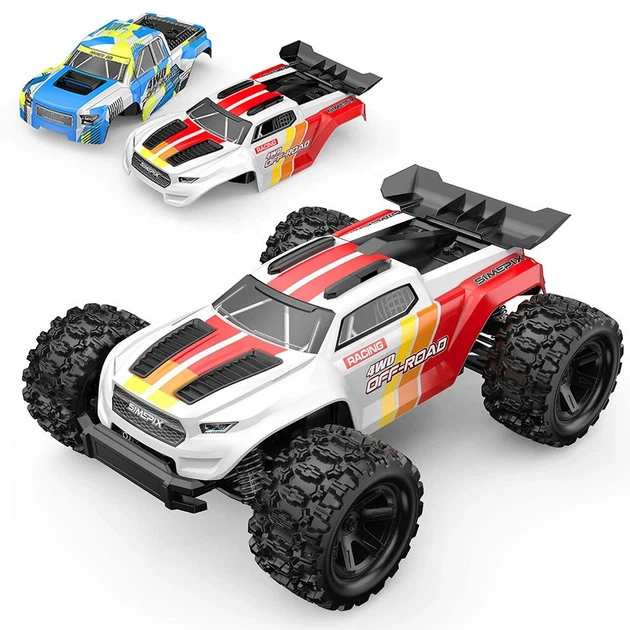 Внедорожник машинка монстр-трак MJX Hyper Go 18208 1:18 (4WD, Brushless, скоростная на аккумуляторе) 45 км/ч, 2 АКБ и 2 корпуса - изображение 5