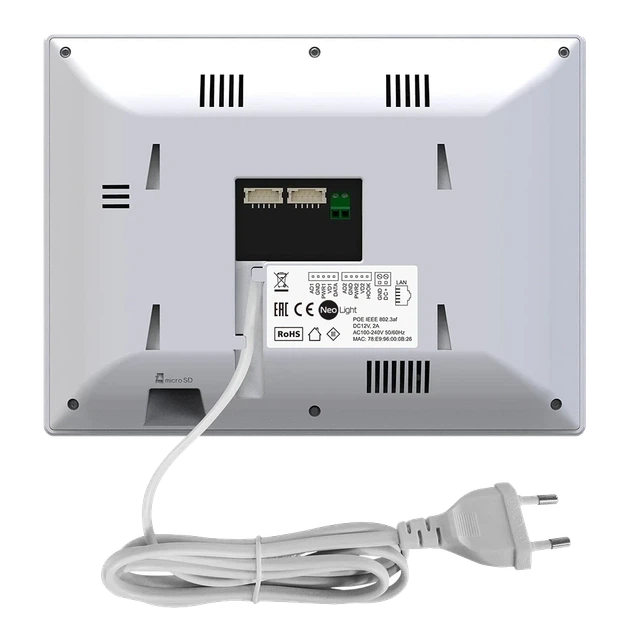 Комплект відеодомофону Neolight ALPHA Hybrid IPW KIT Graphite - зображення 5