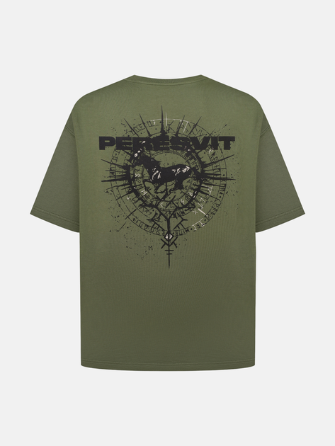 Футболка Oversized Ethos T-shirt Dust Sage L Цвет Зеленый (501613-407-L) - изображение 5