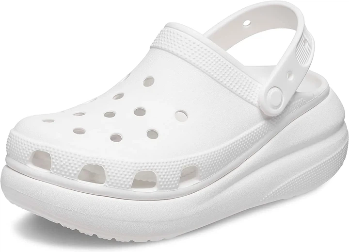 Сабо крокси шльопанці жіночі Crocs Classic Crush Clog розмір EUR 41-42, US M8 W10,26,5 см White Білі - Фото 2 Сабо крокси шльопанці жіночі Crocs Classic Crush Clog розмір EUR 41-42, US M8 W10,26,5 см White Білі - изображение 2