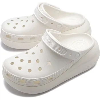 Сабо крокси шльопанці жіночі Crocs Classic Crush Clog розмір EUR 41-42, US M8 W10,26,5 см White Білі - Фото 4 Сабо крокси шльопанці жіночі Crocs Classic Crush Clog розмір EUR 41-42, US M8 W10,26,5 см White Білі - изображение 4