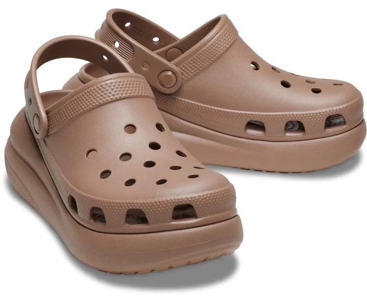 Сабо крокси шльопанці жіночі Crocs Classic Crush Clog розмір EUR 37-38, US M5 W7,24 см Latte Коричневий - Фото 5 Сабо крокси шльопанці жіночі Crocs Classic Crush Clog розмір EUR 37-38, US M5 W7,24 см Latte Коричневий - изображение 5
