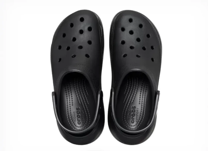 Сабо крокси шльопанці Crocs Classic Crush Clog розмір EUR 42-43, US M9W11,27 см Чорні - изображение 6