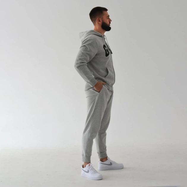 Худі кофта толстовка чоловіча GAP zip hoodie Grey 218871731 розмір XL - Фото 5 Худі кофта толстовка чоловіча GAP zip hoodie Grey 218871731 розмір XL - изображение 5