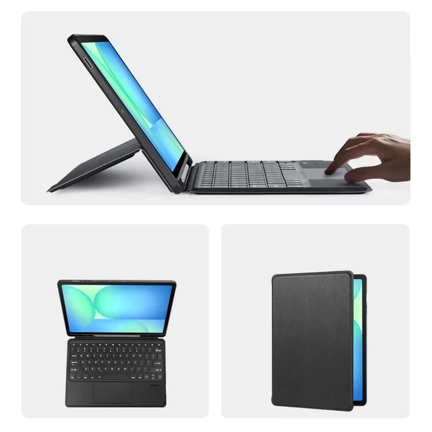 Чехол с клавиатурой Dux Ducis DK для Samsung Tab S10 FE Plus Black (6971824155488) - изображение 4