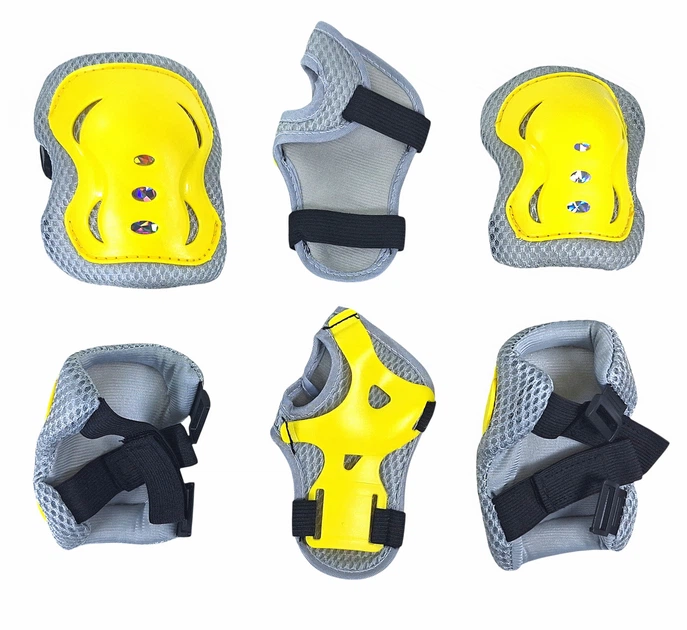 Комплект дитячого захисту А14 XS (3-5 р) жовтий з сірим (G0002259) - изображение 2