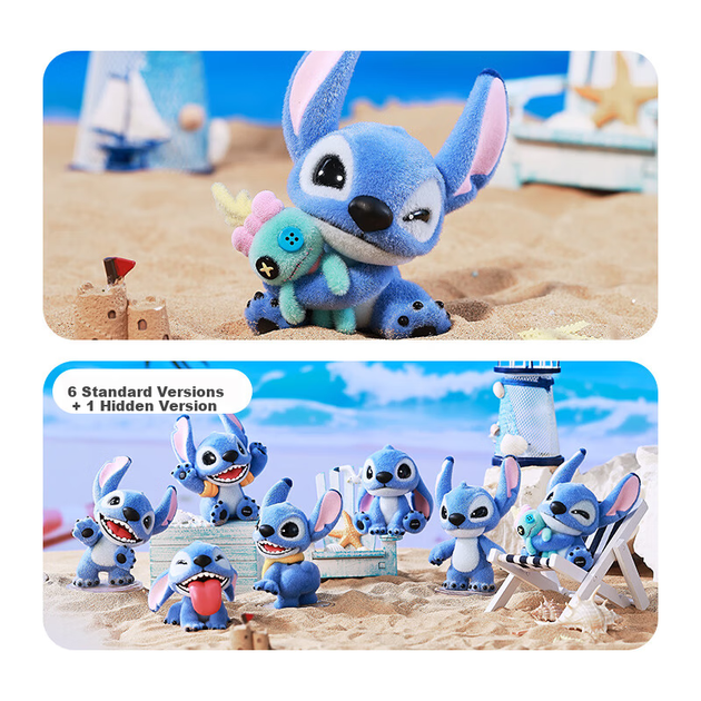 Фігурка плюшева MINISO Disney Ліло та Стіч флокована в закритій коробці для дівчаток - зображення 2