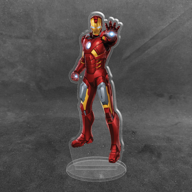 Акриловая коллекционная фигурка Marvel Железный человек Iron Man 1 15 см - Фото 2 Акриловая коллекционная фигурка Marvel Железный человек Iron Man 1 15 см - изображение 2