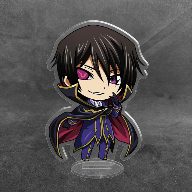 Акриловая коллекционная фигурка Чиби Chibi Code Geass - Код Гиас: Восставший Лелуш 1 10 см - Фото 1 Акриловая коллекционная фигурка Чиби Chibi Code Geass - Код Гиас: Восставший Лелуш 1 10 см - изображение 1