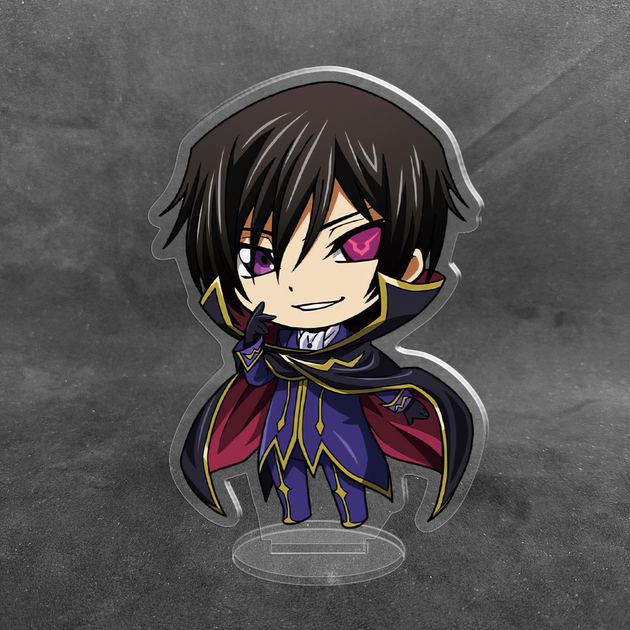 Акриловая коллекционная фигурка Чиби Chibi Code Geass - Код Гиас: Восставший Лелуш 1 10 см - Фото 2 Акриловая коллекционная фигурка Чиби Chibi Code Geass - Код Гиас: Восставший Лелуш 1 10 см - изображение 2