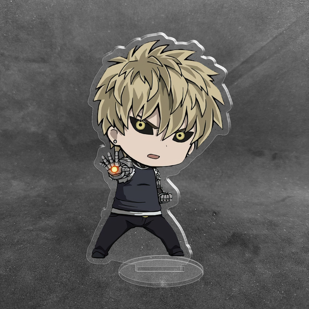 Акриловая коллекционная фигурка Чиби Chibi OnePunchMan Genos 10 см - Фото 2 Акриловая коллекционная фигурка Чиби Chibi OnePunchMan Genos 10 см - изображение 2