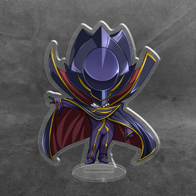 Акрилова колекційна фігурка Чібі Chibi Code Geass - Код Гіас: Повсталий Лелуш 10 см - Фото 2 Акрилова колекційна фігурка Чібі Chibi Code Geass - Код Гіас: Повсталий Лелуш 10 см - зображення 2