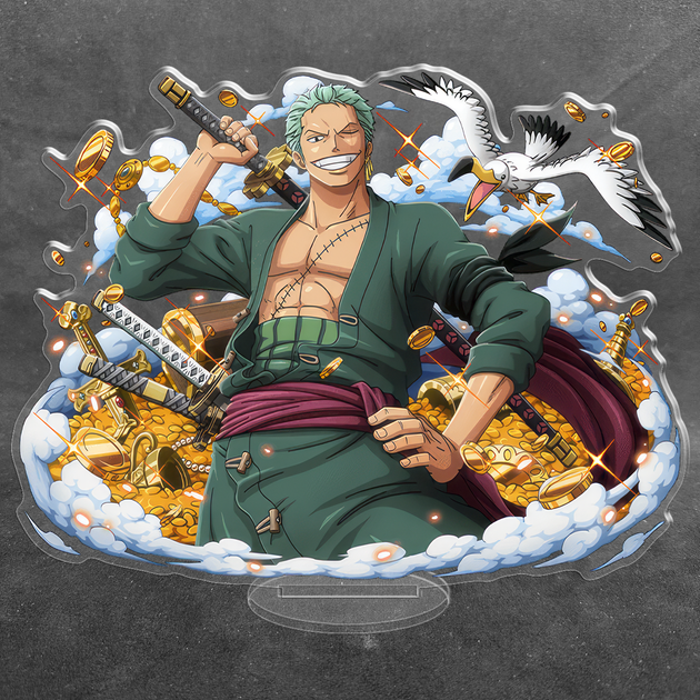 Акриловая коллекционная фигурка Аниме: One Piece Ван Пис Ророноа Зоро (2) 15 см - изображение 2