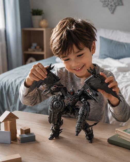 Робот-Трансформер Transformers Dinobots Динобот Птеродактель Стрэйф 2в1 Strafe 28 см v-13520 - изображение 8