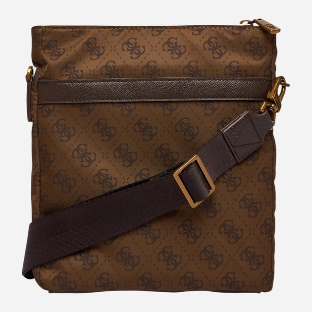 Сумка планшет через плечо мужская Guess Berlin Crossbody Flat HMBENP-P6123-COF Coffee (7621235331245) - Фото 3 Сумка планшет через плечо мужская Guess Berlin Crossbody Flat HMBENP-P6123-COF Coffee (7621235331245) - изображение 3
